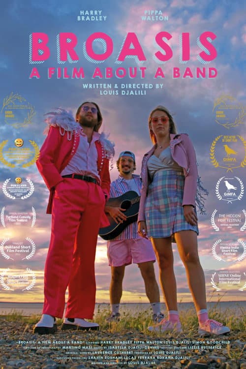 Poster for Broasis - a film about a band