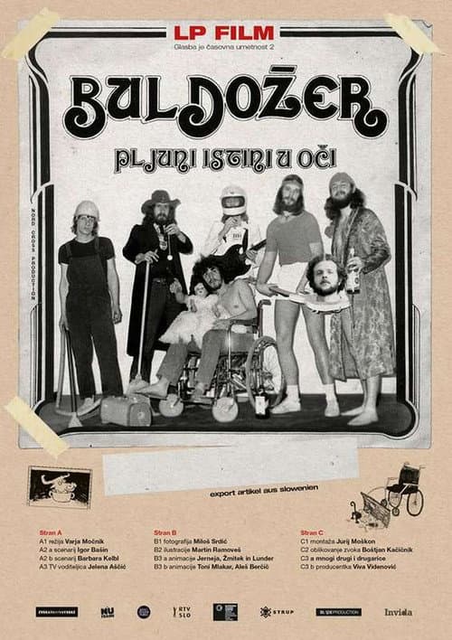 Poster for Music Is the Art of Time 2, LP film Buldozer – Spit Truth Into the Eyes