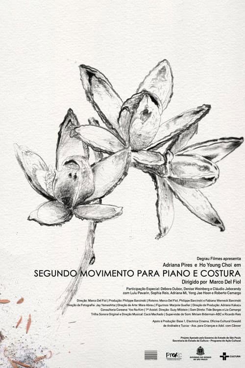 Poster for Second Movement for Piano and Needlework