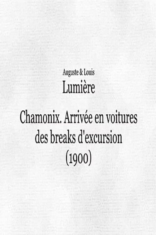 Poster for Chamonix: Arrivée en voitures des breaks d'excursion