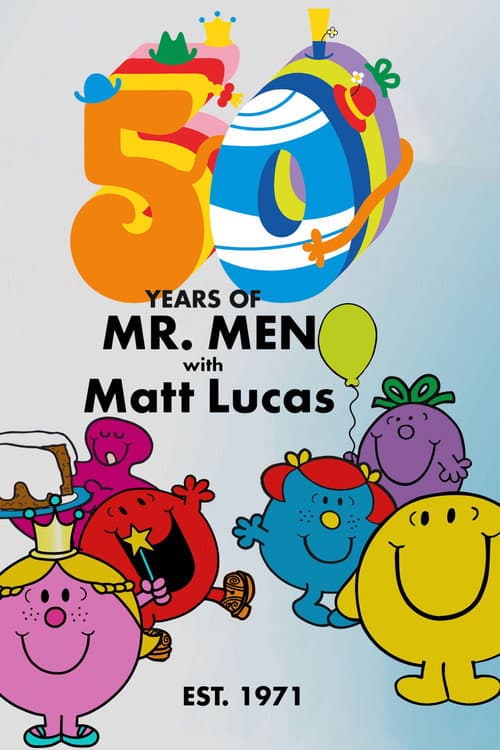 Poster for 50 Years of Mr Men with Matt Lucas