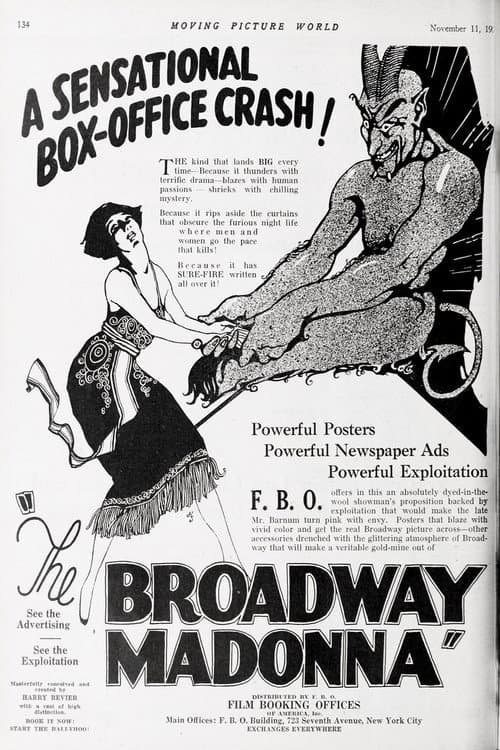 Poster for The Broadway Madonna