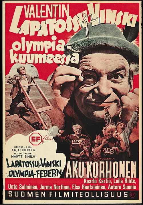 Постер до фільму «Lapatossu ja Vinski olympia-kuumeessa»