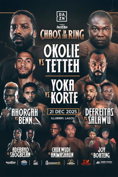 Poster for Lawrence Okolie vs. Ebenezer Tetteh