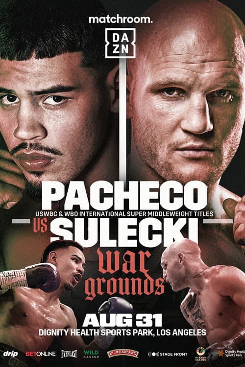Poster for Diego Pacheco vs. Maciej Sulecki