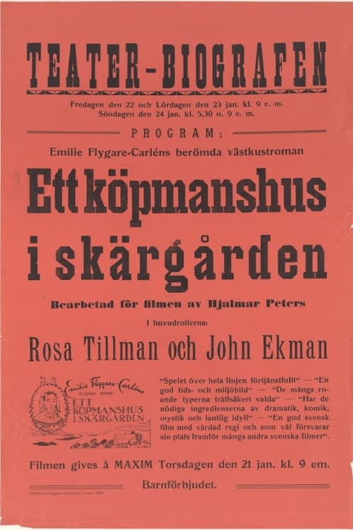 Poster for A Commercial House in the Archipelago
