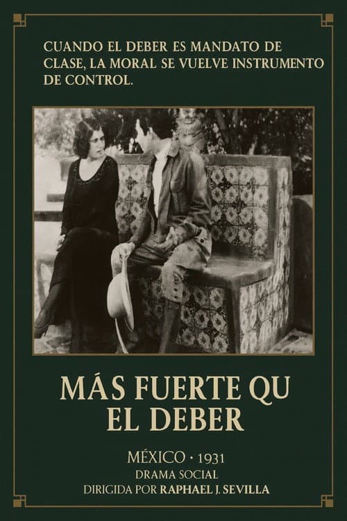Poster for Más fuerte que el deber