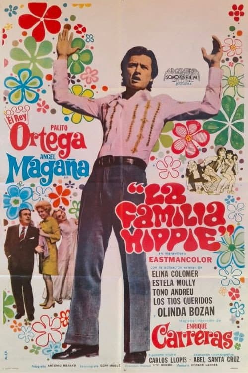 Poster for La familia hippie