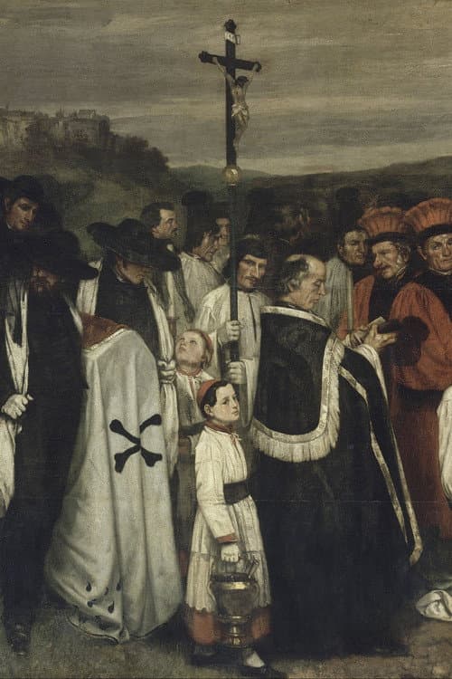 Poster for Courbet « La place du mort »