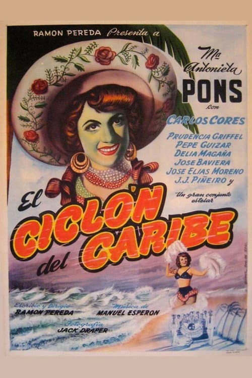 Poster for El ciclón del Caribe