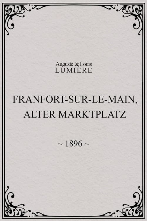 Poster for Francfort-sur-le-Main, Alter Marktplatz
