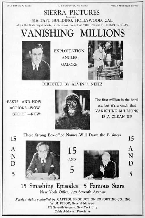 Poster for Vanishing Millions