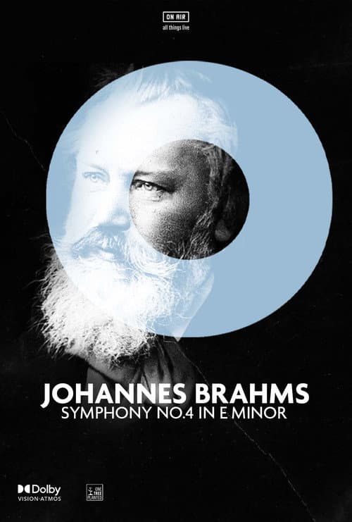 Poster for Johannes Brahms' 'Symphony No. 4 in E Minor'