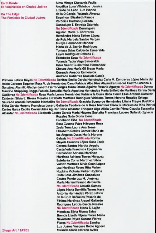 Poster for On the Edge: The Femicide in Ciudad Juarez