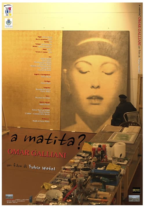 Poster for A matita? Omar Galliani