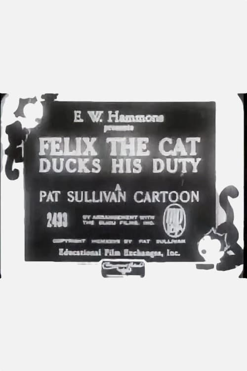 Poster for Felix the Cat Ducks His Duty