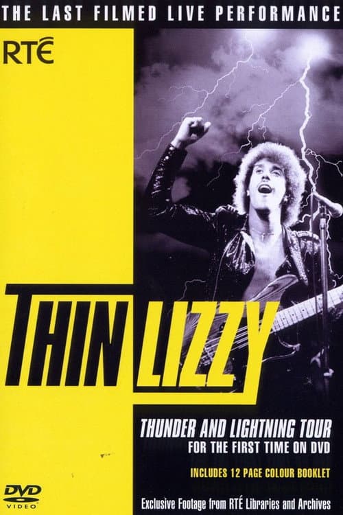 Poster for Thin Lizzy: Thunder and Lightning Tour