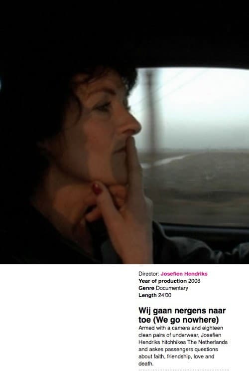 Poster for We go nowhere