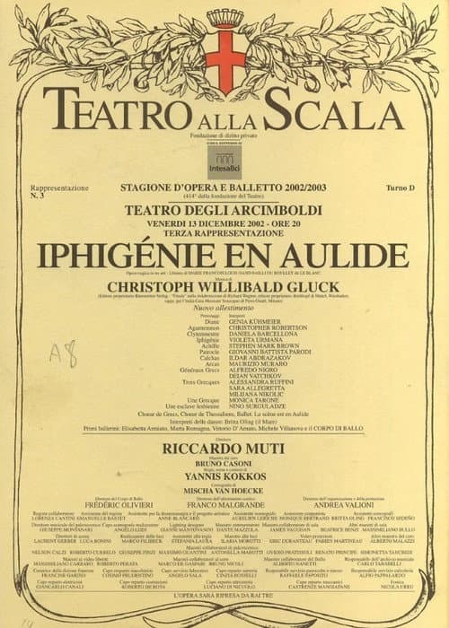 Poster for Iphigénie en Aulide