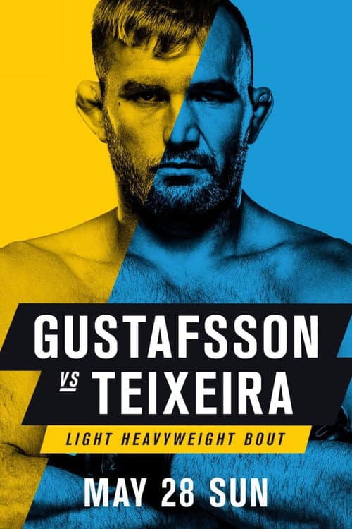 Poster for UFC Fight Night 109: Gustafsson vs. Teixeira