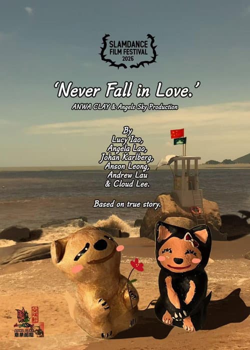Poster for Never Fall in Love.