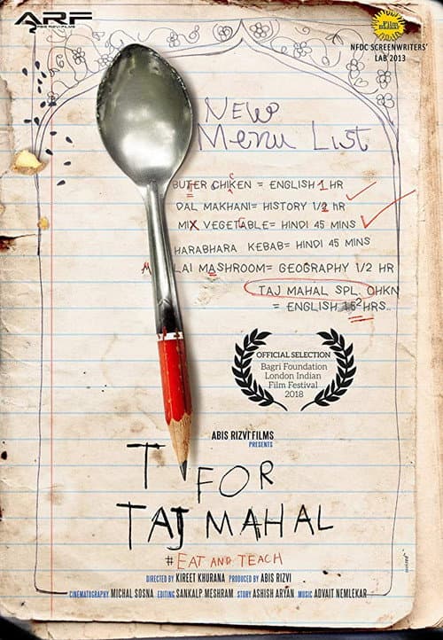 Poster for T for Taj Mahal