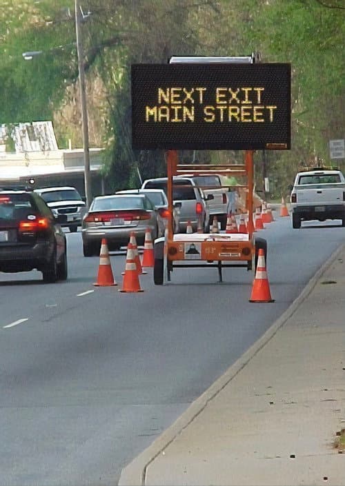 Poster for Next Exit, Main Street