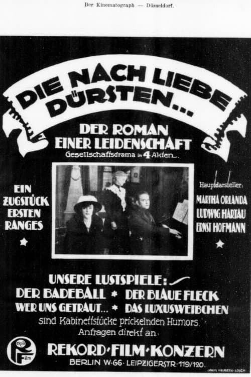Poster for Die nach Liebe dürsten