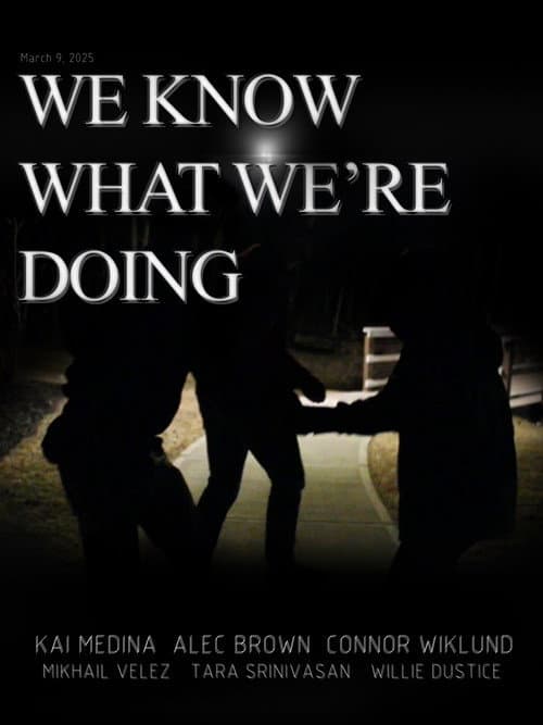 Poster for We Know What We're Doing