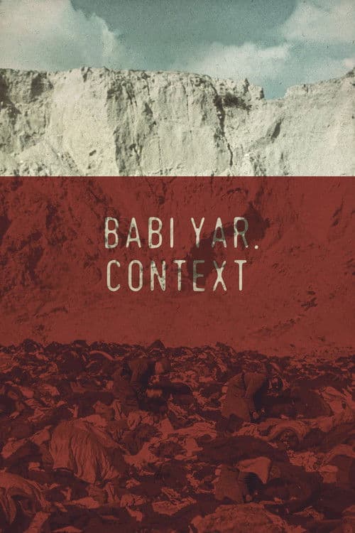 Poster for Babi Yar. Context