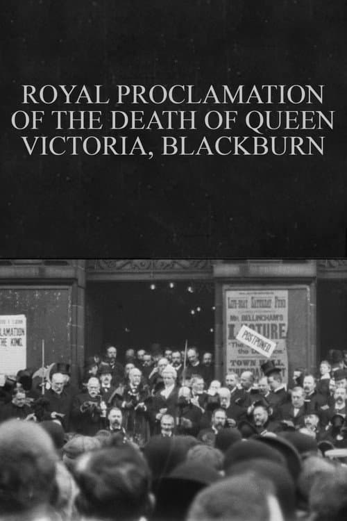 Poster for Royal Proclamation of the Death of Queen Victoria, Blackburn