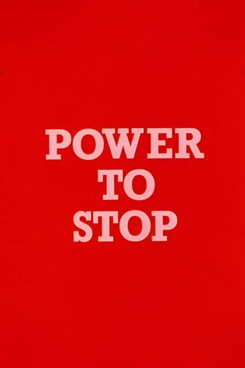 Poster for Power to Stop