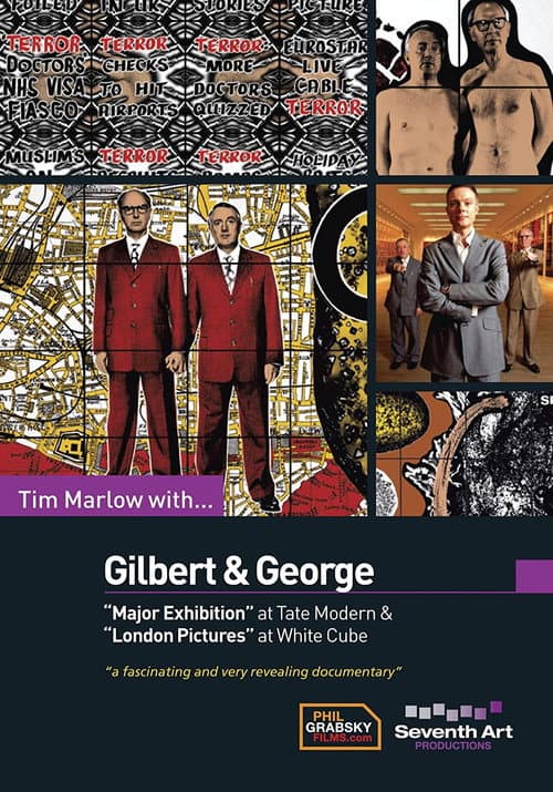Poster for Tim Marlow with Gilbert & George