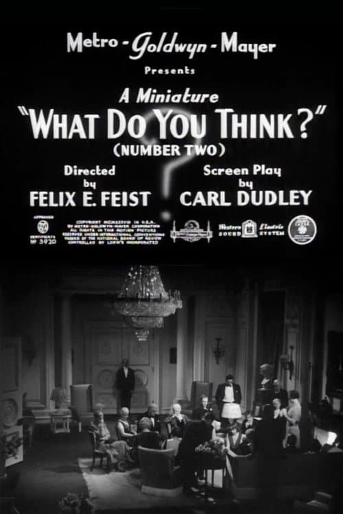 Poster for What Do You Think? (Number Two)