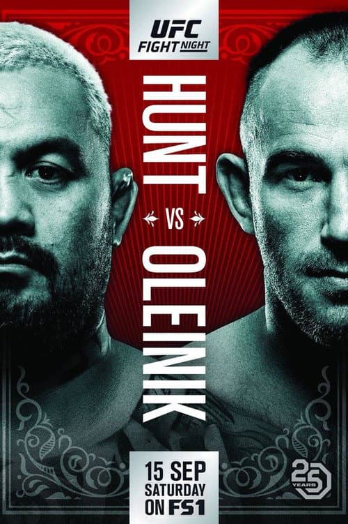 Poster for UFC Fight Night 136: Hunt vs. Oleinik