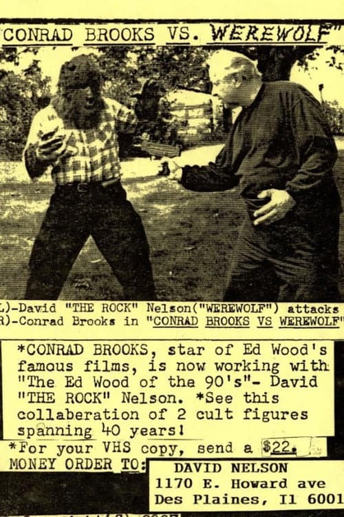Poster for Conrad Brooks vs. the Werewolf