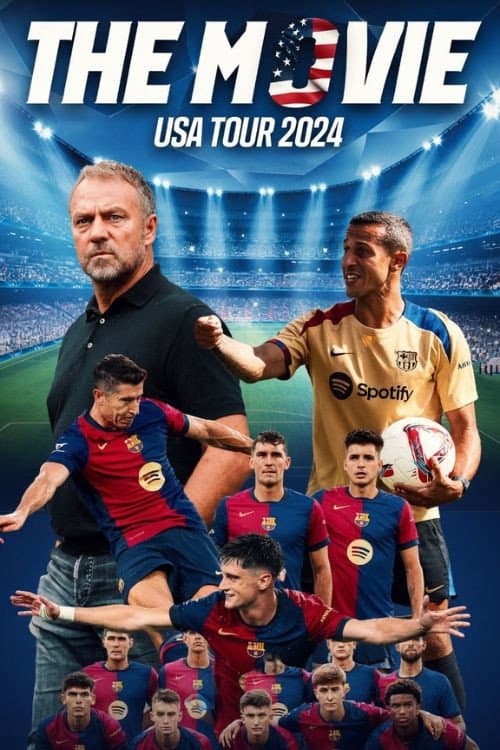 Poster for FC Barcelona USA Summer Tour 2024 | The Movie