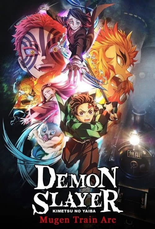Poster for Demon Slayer: Kimetsu no Yaiba Mugen Train Arc