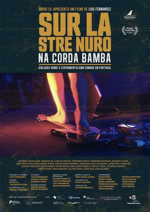 Poster for Sur la Stre Nuro - Na Corda Bamba: Diálogos Sobre o Experimentalismo Sonoro em Portugal