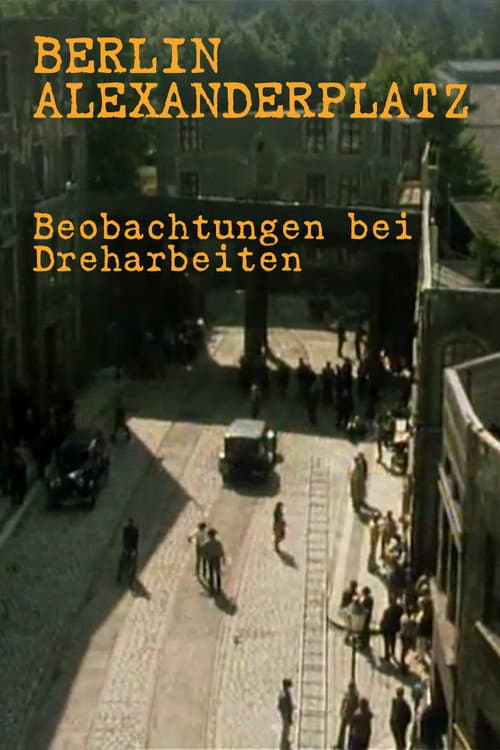Poster for Notes on the Making of 'Berlin Alexanderplatz'