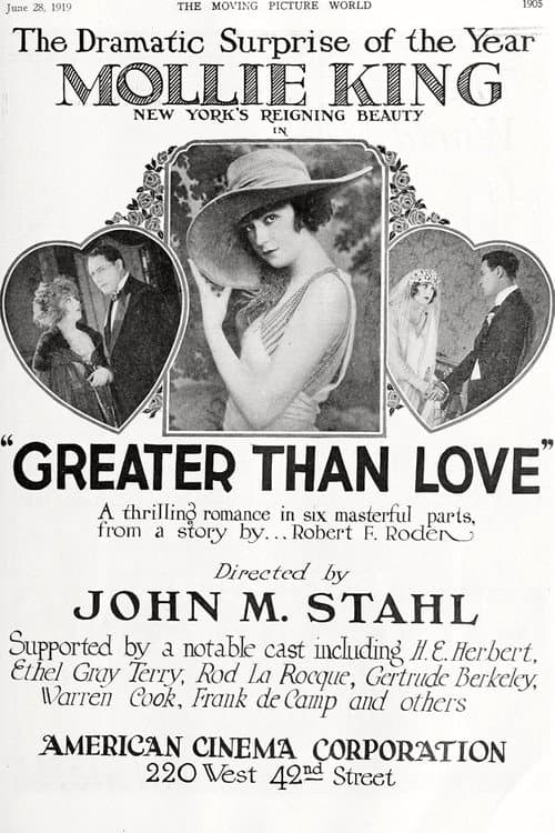Poster for Greater Than Love