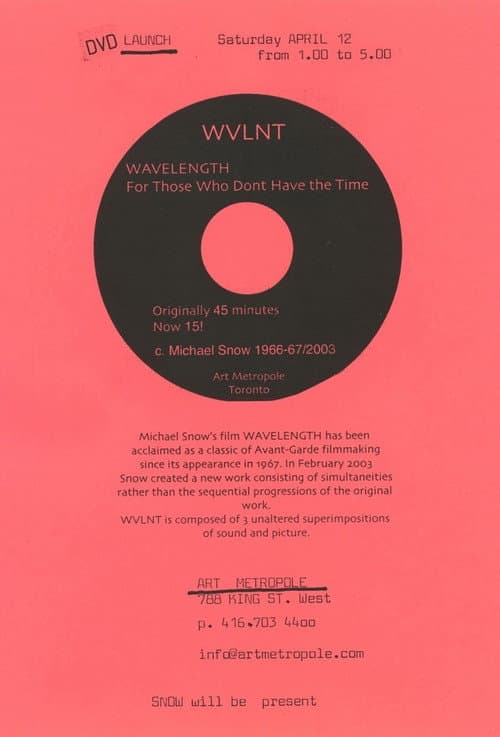 Poster for WVLNT