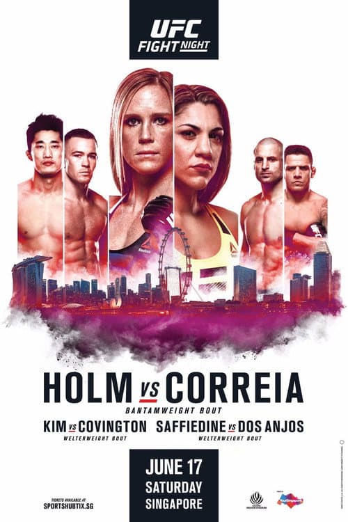 Poster for UFC Fight Night 111: Holm vs. Correia