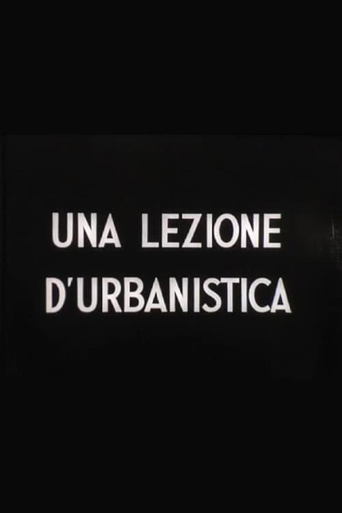 Poster for A lesson on urbanism