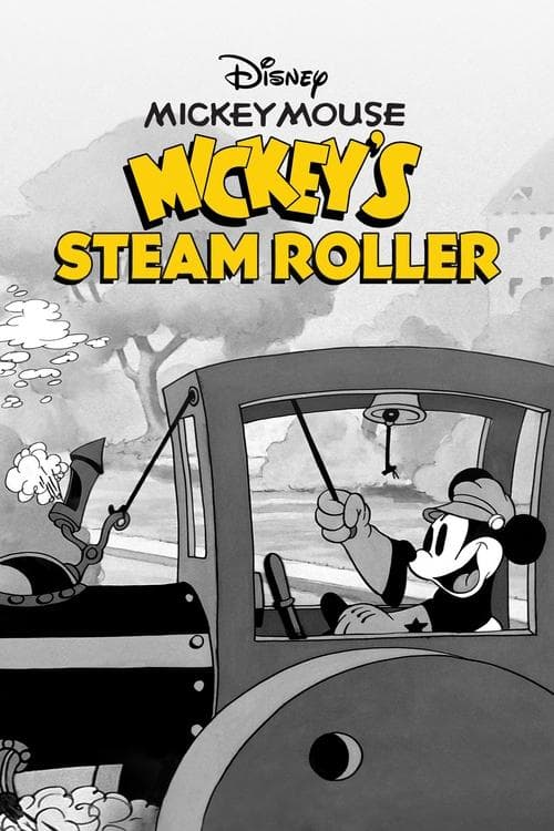 Poster for Mickey's Steam Roller