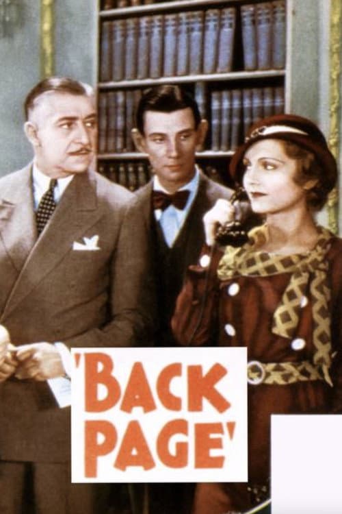 Poster for Back Page