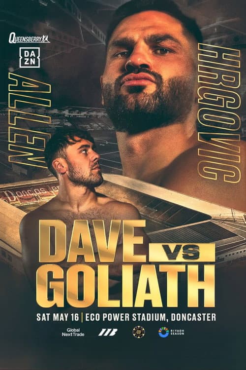 Poster for Dave Allen vs. Filip Hrgovic