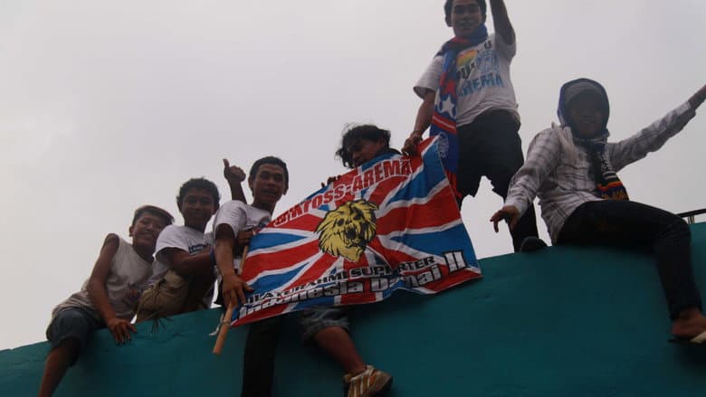 Backdrop from Arema "Agama Kedua"