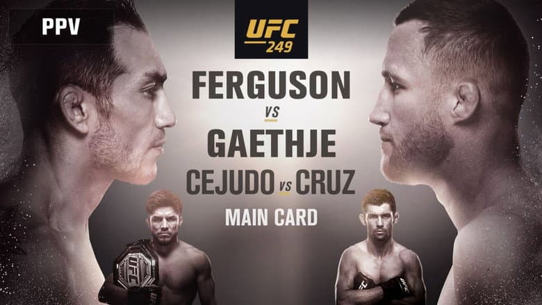 Backdrop from UFC 249: Ferguson vs. Gaethje