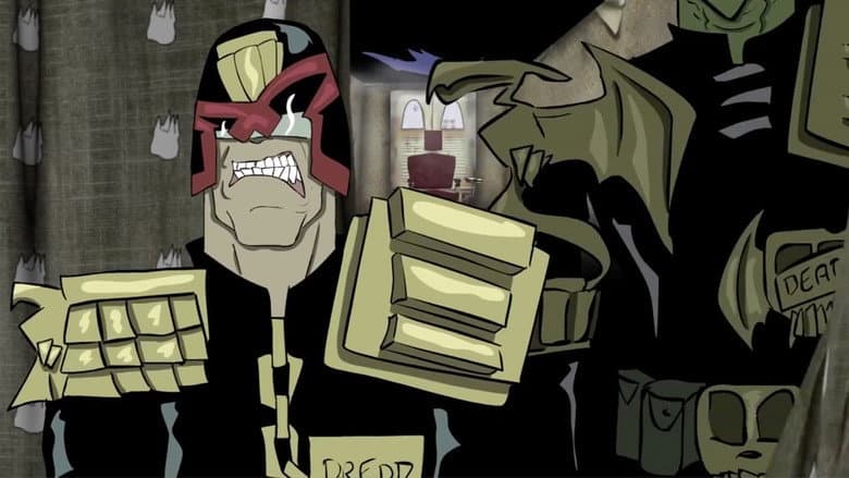 Backdrop from Judge Dredd: Superfiend